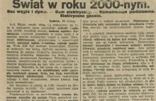 Tak wyobrażano sobie rok 2000 w… drugiej połowie lat dwudziestych XX wieku