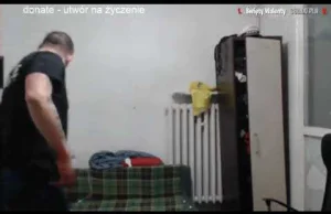 Brutalne pobicie na LIVE przez patostremera.