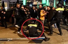 Zamieszki w Rotterdamie. Rozwścieczeni Turcy atakują holenderską policję.