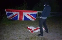 Znieważenie flagi narodowej - Polacy odpowiedzieli... | Manchesterowcy...