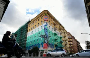 W Rzymie powstał ekologiczny mural, który pochłania smog
