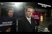 Ocenzurowane przez TVP wywiady Jacka Wilka po debacie wyborczej