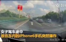 Iphone wybucha i zapala się w trakcie jazdy samochodem