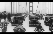 Materiał filmowy z otwarcia mostu Golden Gate w San Francisco (27 maj 1937 r.)