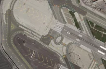 Lotniska z góry. Niesamowita geometria dróg startowych