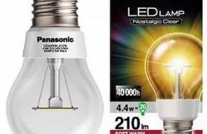 Panasonic oferuje technologię LED dla żarówkowych tradycjonalistów