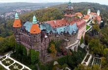 Zamek Książ z lotu ptaka » Historykon