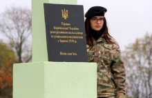 Wicepremier Ukrainy otwarła mauzoleum zabitych przez "polskich okupantów"