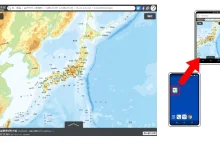 Japonia - fajna mapa online