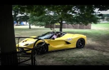 Ferrari LaFerrari - lekka przejażdżka po trawniku