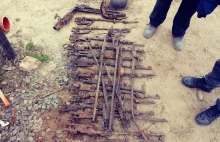W Ścinawie nad Odrą odkryto dziś szkielety i ponad 20 karabinów! (FILM)