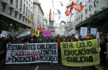 Protesty studentów w Chile