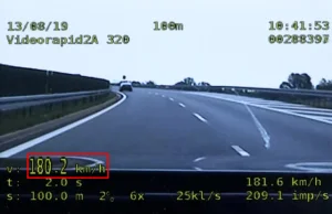 Przekroczył prędkość o 110 km/h. Nie przyjął mandatu