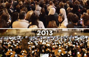 Obrazek technologiczny - Wybory Papieża w 2005 i 2013