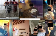 We Francji więźniowie pozują w sieci z nożami, narkotykami i plikami banknotów!