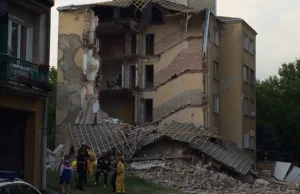 Warszawa: Zawaliła się kamienica na Pradze, 40 osób ewakuowanych