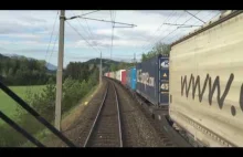 "Wyścig" pociągów towarowych