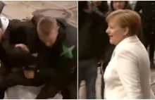 Atak na Angelę Merkel. Mężczyzna krzyczał „Allah akbar”[wideo]...