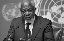 Kofi Annan nie żyje. Sekretarz generalny ONZ i laureat nagrody Nobla.