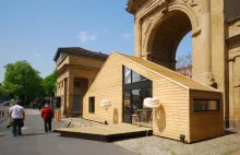 Nowoczesny prosty drewniany dom- kolejny przykład łotewskiej architektury