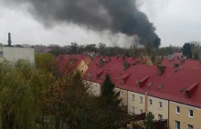 Pożar obok siedziby WYKOP.PL w Poznaniu!