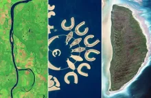 The 24 Letters of our Alphabet on Satellite Photos of Earth.