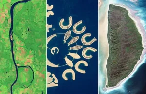 The 24 Letters of our Alphabet on Satellite Photos of Earth.