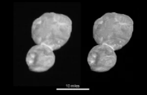 Sonda New Horizons wysyła pierwsze zdjęcie z bliska planetoidy Ultima Thule.