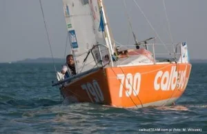 Radek Kowalczyk na mecie Mini Transat!