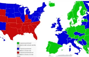 Legalność kar cielesnych - Europa a USA