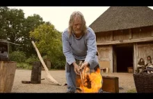 Średniowieczna produkcja żelaza w Holandii - topienie rudy