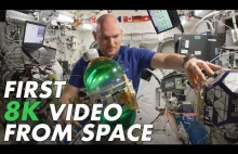 Pierwszy film 8K wideo z kosmosu - Ultra HD