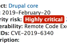 Drupal Core – krytyczna podatność w API umożliwiająca przejęcie serwera