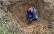 Odnaleziono kompletne szkielety dwóch żołnierzy niemieckich.
