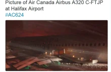 Kanada: Airbus Air Canada wypadł z pasa startowego!