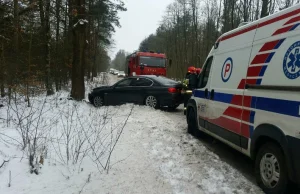 Trzeci wypadek! Tym razem polska ciężarówka wojskowa. Trzy osoby ranne