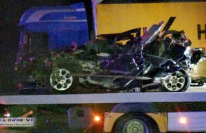 Tragedia na A4 - pijany Ukrainiec swoją ciężarówką zabił dwie osoby