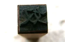 Vintage Japanese Wood Rubber Stamp Fellow in by VintageFromJapan