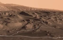 Tak wygląda obszar Aeolis Mons na Marsie, na którym kiedyś mogło kwitnąć życie