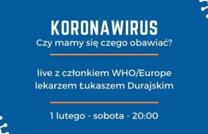 Koronawirus - live z członkiem WHO/Europe