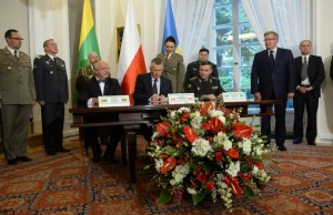 Jest umowa o utworzeniu wspólnej brygady przez Polskę, Litwę i Ukrainę!