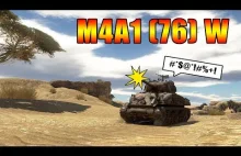 War Thunder PL - Sherman M4A1(76)W - Paper dragon 2 - Gameplay...