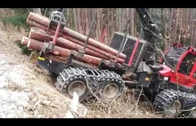 Jak zbierać drewno w lesie za pomocą specjalnego sprzętu...