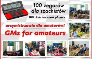 100 zegarów dla szachistów -arcymistrzowie dla amatorów