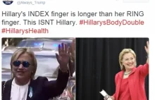 Hillary Clinton ma sobowtóra? Amerykańscy internauci dostrzegli szereg różnic