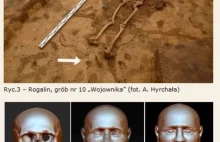 Zrekonstruowana twarz prehistorycznego wojownika
