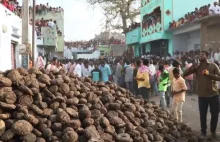 Walka na odchody w Indiach - po prostu festiwal obrzucania ... gównem ;-)