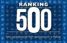 Ranking 500 - lista największych firm spożywczych w Polsce