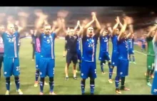 Niesamowita radość Islandczyków po meczu