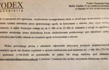 Pisma CODEX i postępowania w Bielsku-Białej - dodatkowe informacje